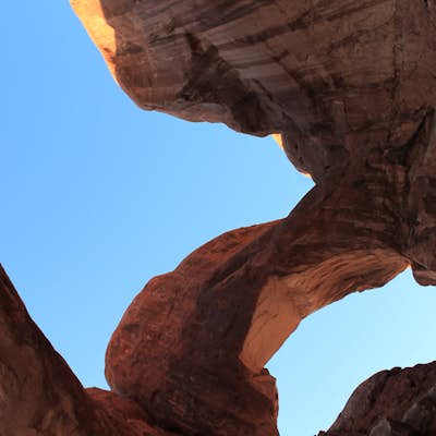 Hike to Double Arch, Arches National Park
