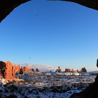 Hike to Double Arch, Arches National Park