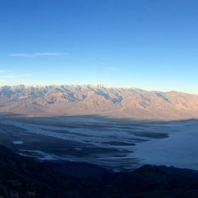 Watch the sunrise from Dante's View at Death Valley (panoramic views & optional hiking)