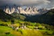Photograph Santa Maddalena Church in the Dolomites