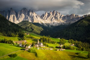 Photograph Santa Maddalena Church in the Dolomites