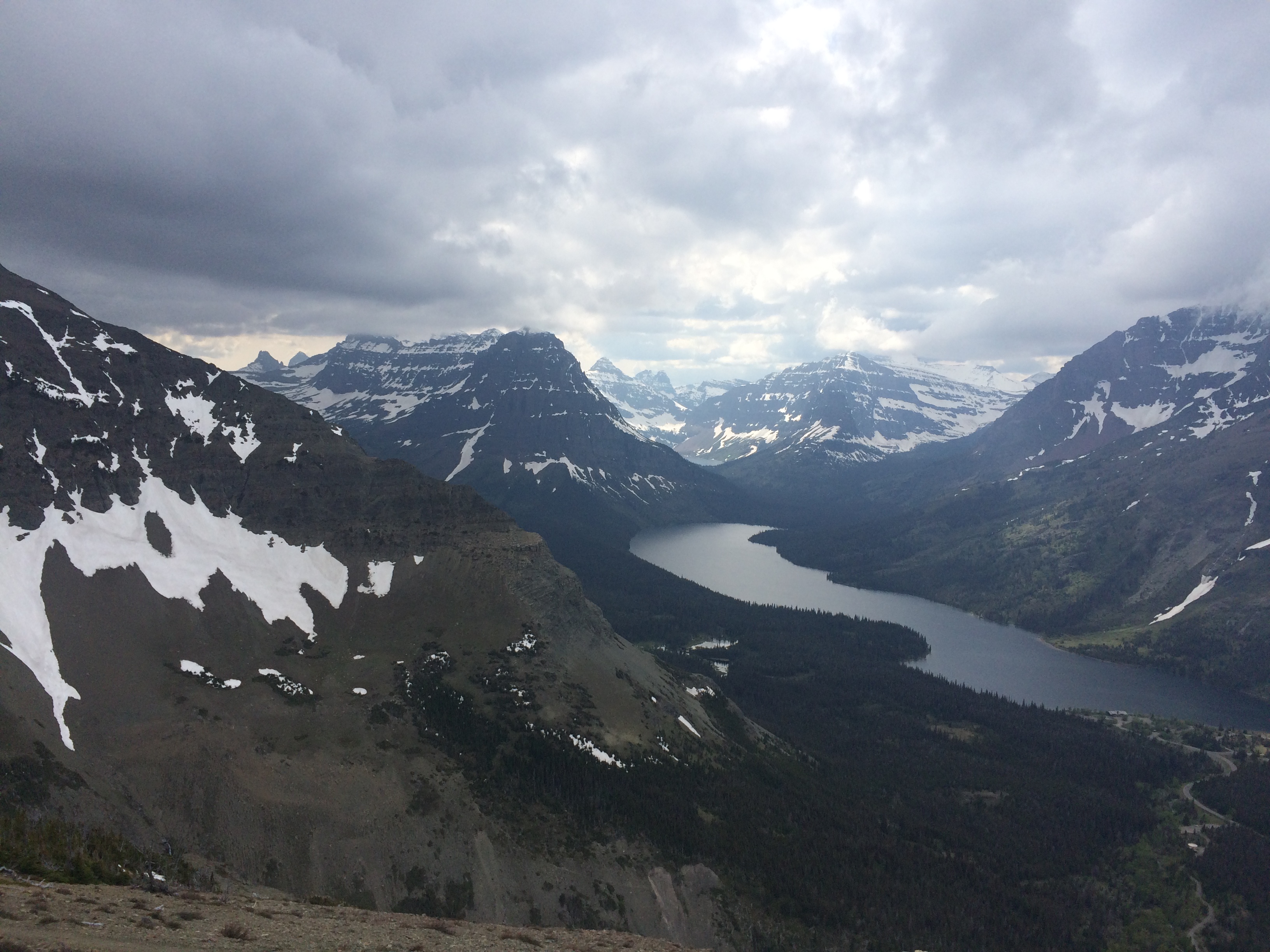 Hike to Scenic Point in Glacier National Park, Glacier County, Montana