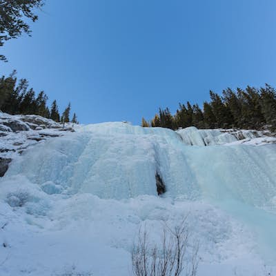 Ice climb Two O'Clock Falls