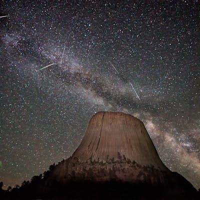 Capture the Night Sky over Devils Tower