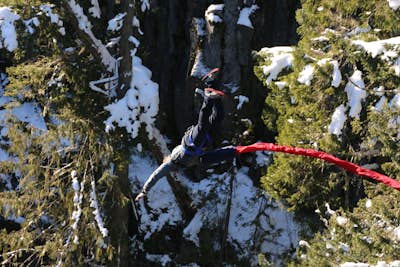 Bungee Jump on the Sea to Sky Trail! Whistler, Canada