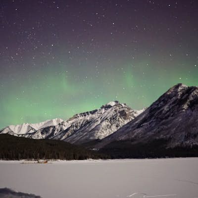 Photographing Northern Lights in Banff National Park