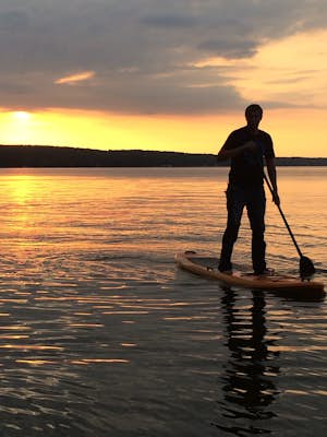 Paddle Board Burt Lake