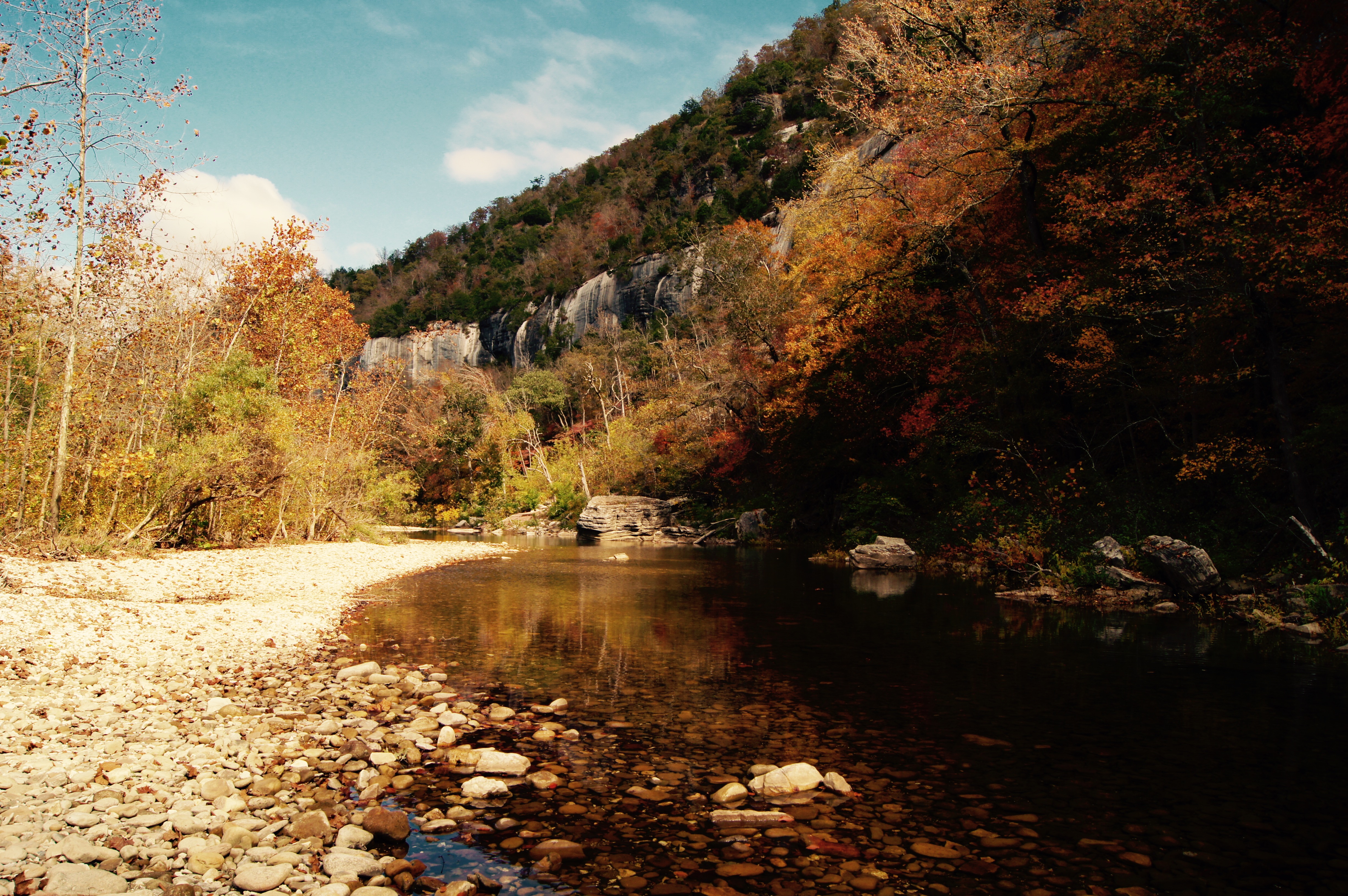 Camp along the Buffalo National River