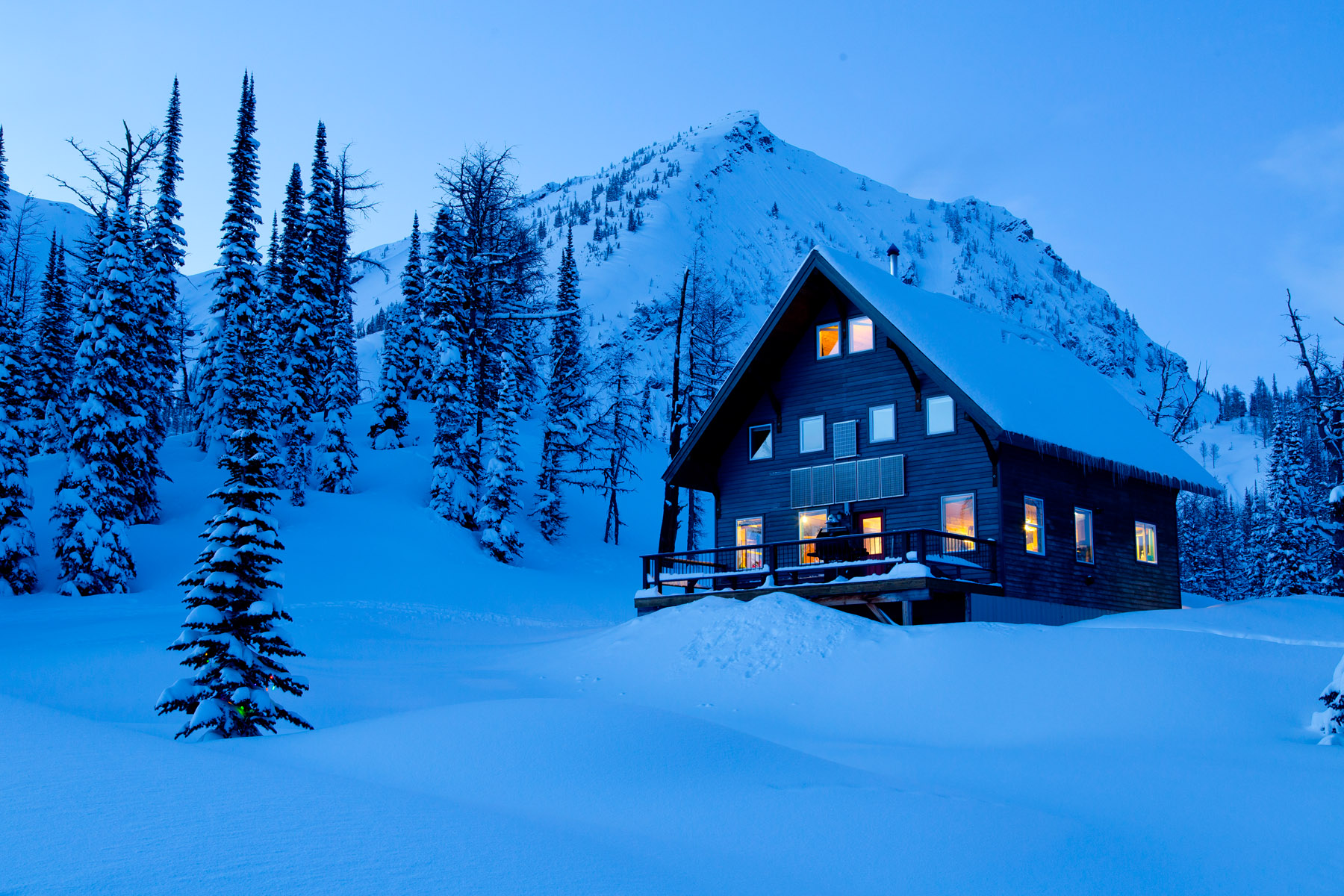 Backcountry Ski at Powder Creek Lodge