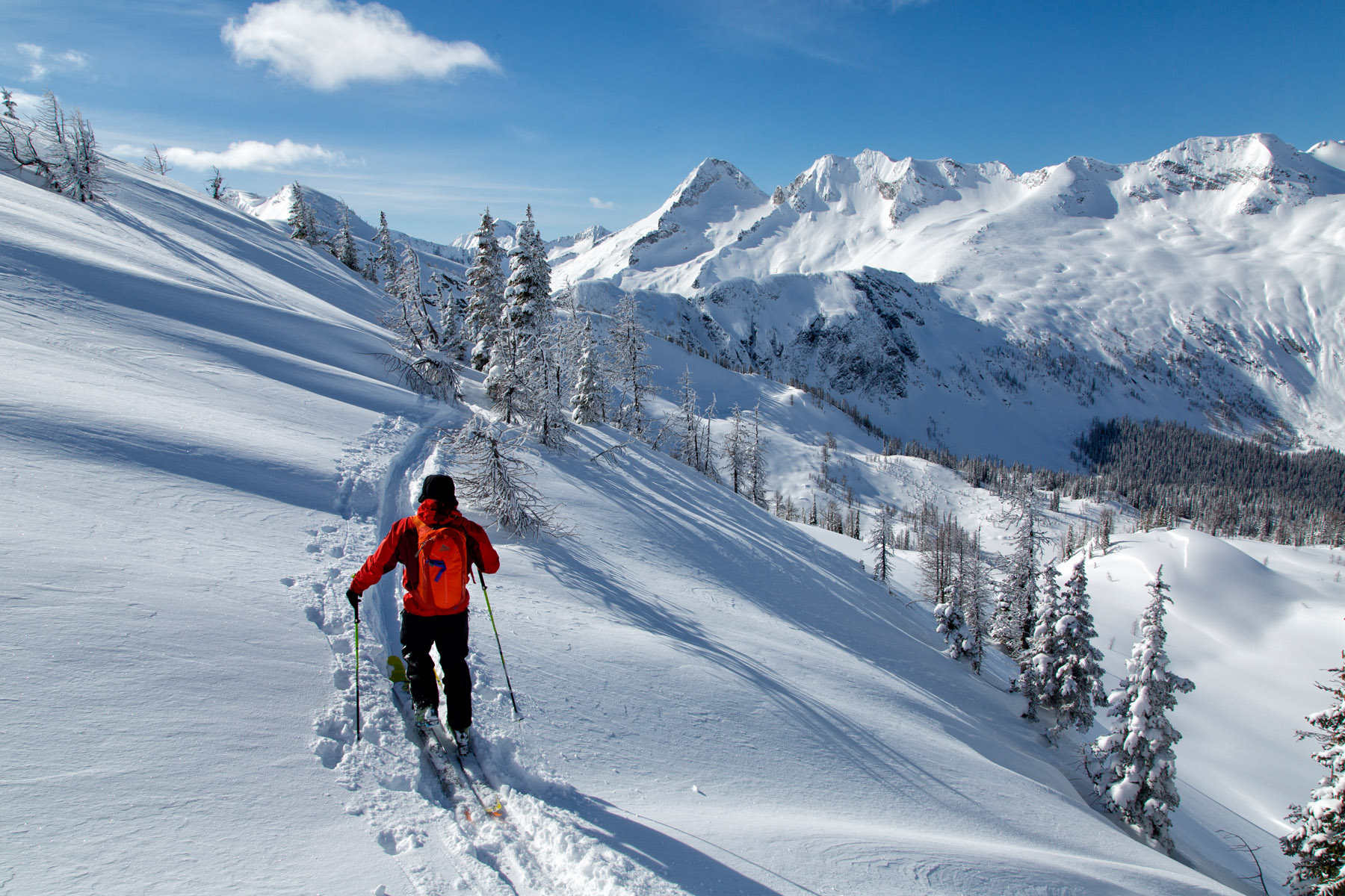 Backcountry Ski at Powder Creek Lodge