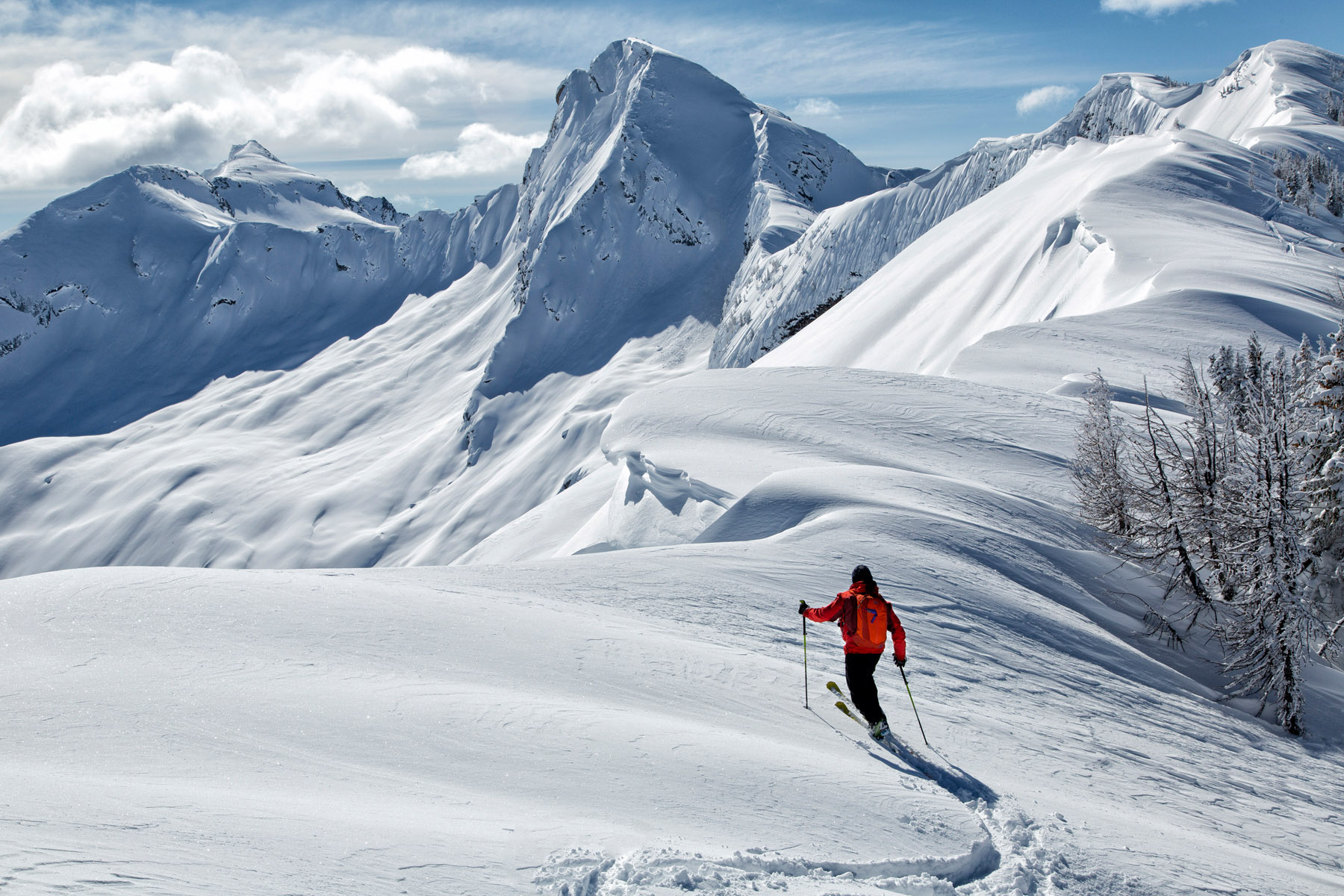 Backcountry Ski at Powder Creek Lodge