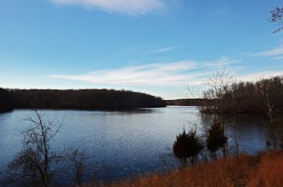 Capture Winter at Liberty Reservoir Dam 