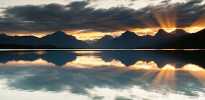 Capture Sunrise or Sunset at Lake McDonald