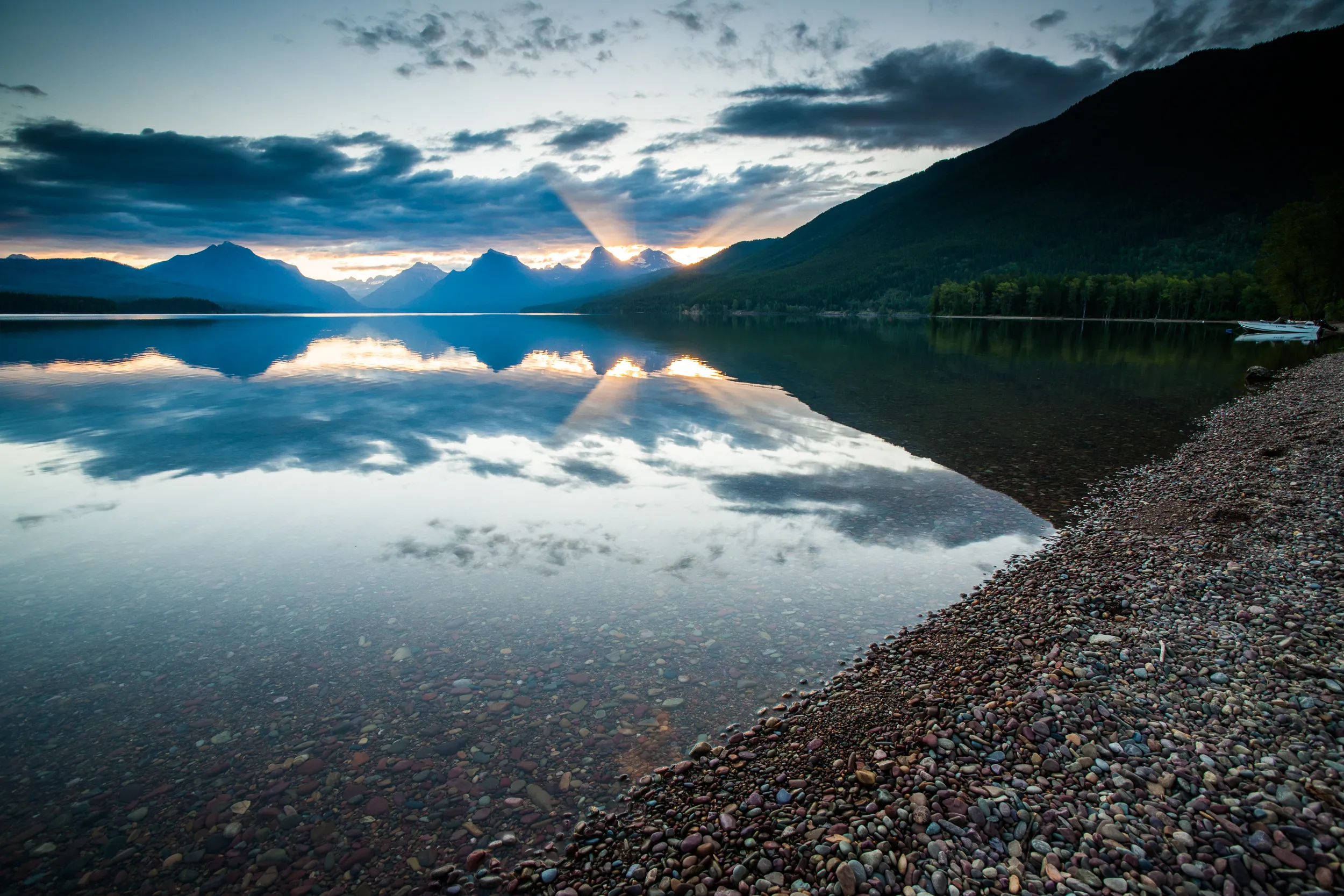 Apgar Beach at Lake McDonald