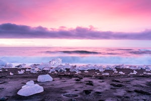 Watch the Sunrise from Ice Beach