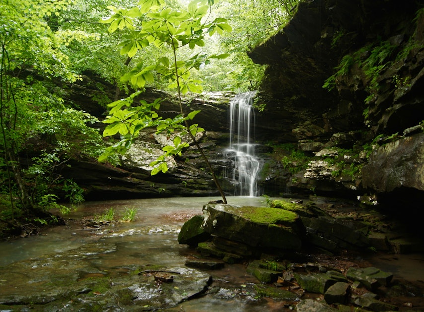 Hike to Magnolia Falls, Magnolia Falls Trailhead