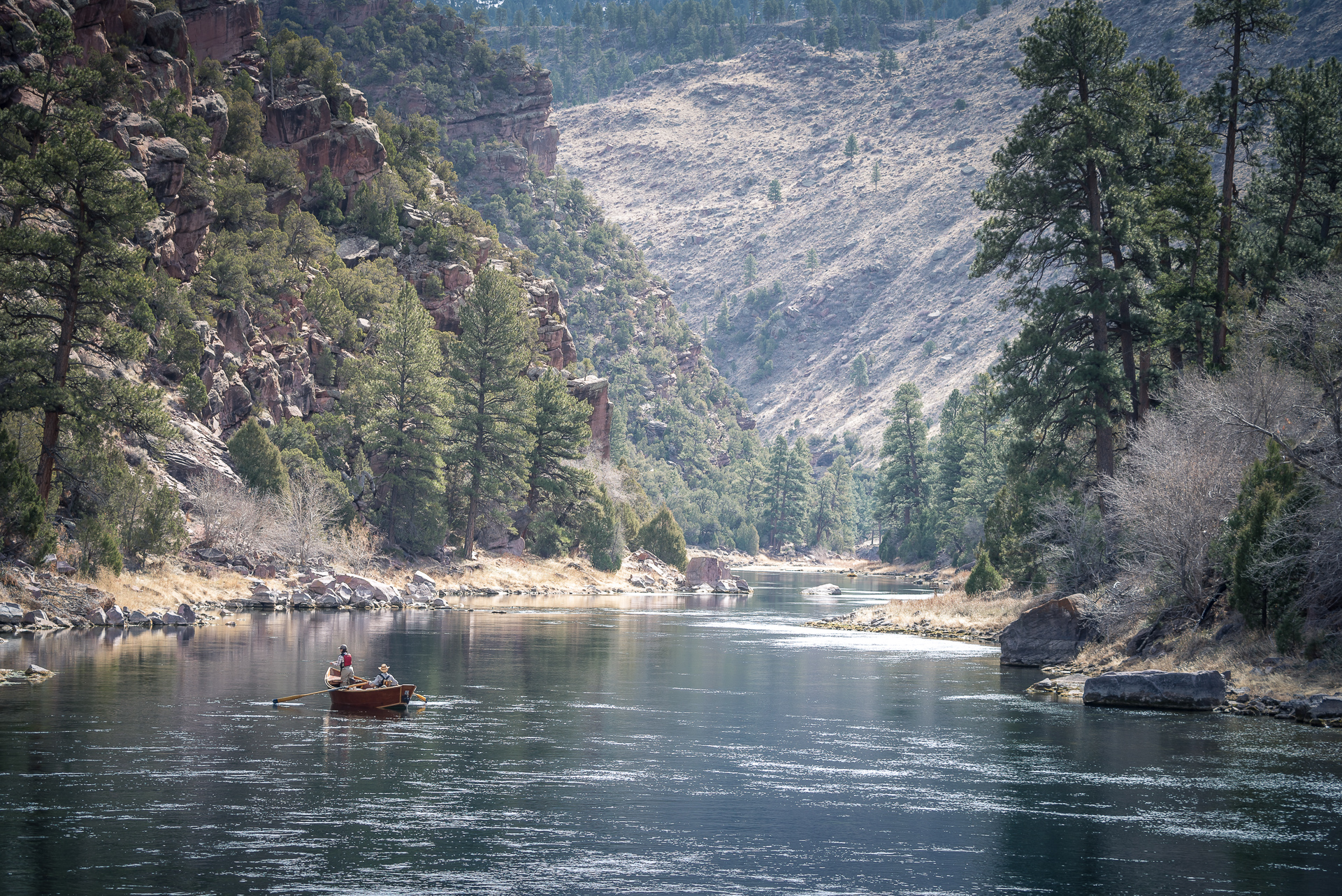 Fly Fish the Green River below Flaming Daggett County, Utah