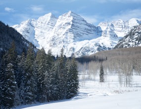 Ski or Snowshoe to the Maroon Bells