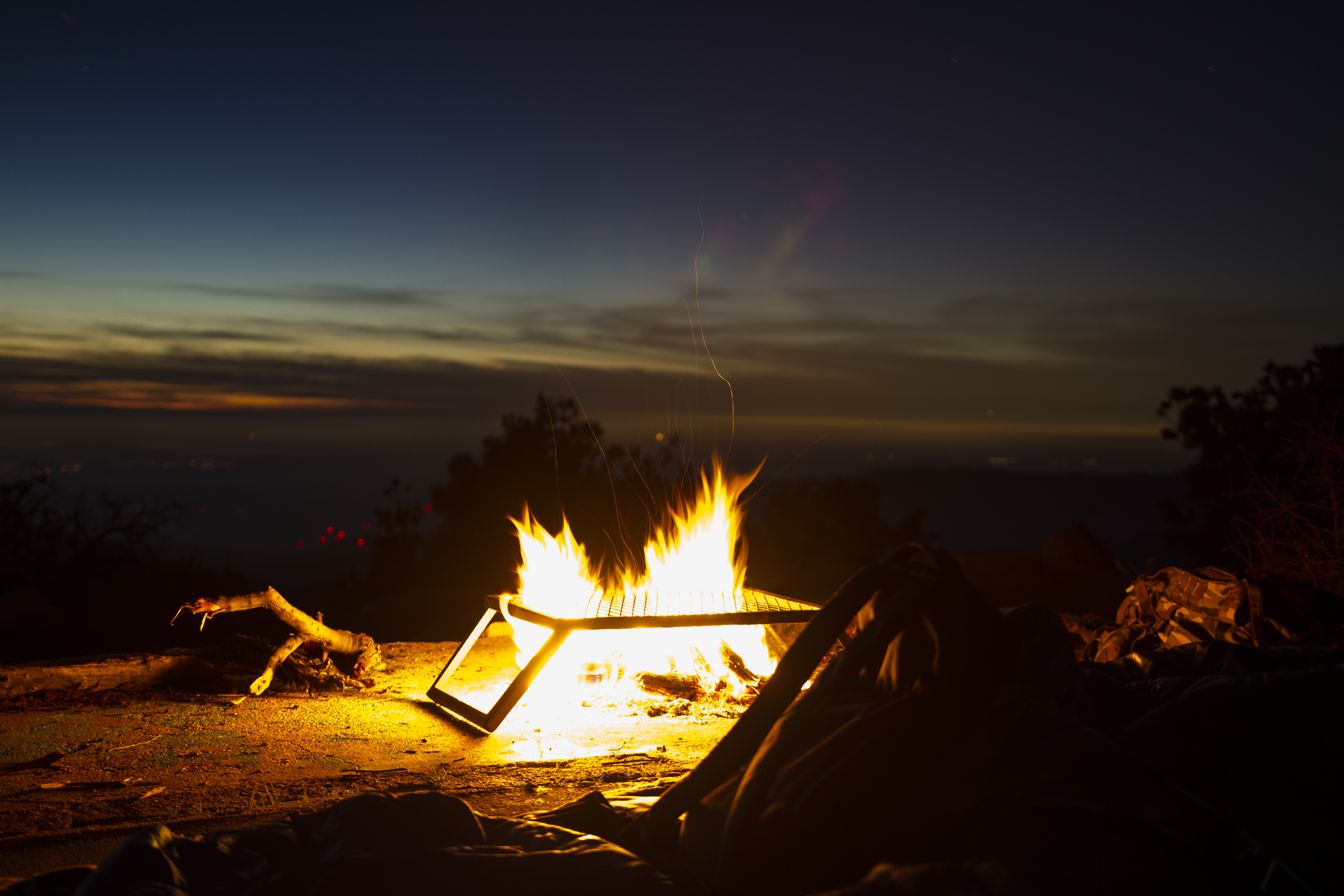 Camp On the Abandoned Santa Margarita Lookout Helipad