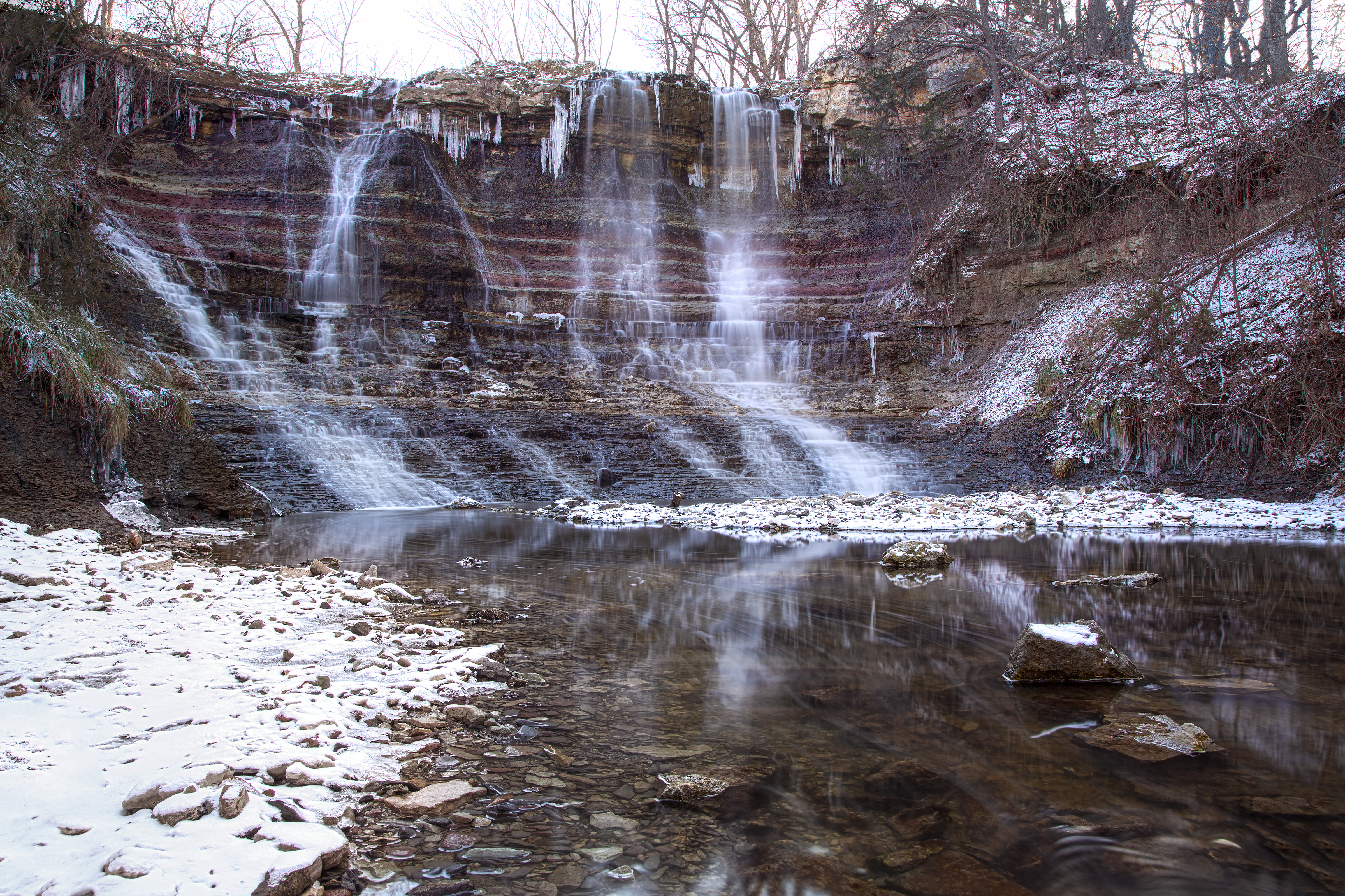 Explore Geary Lake Falls, Junction City, Kansas