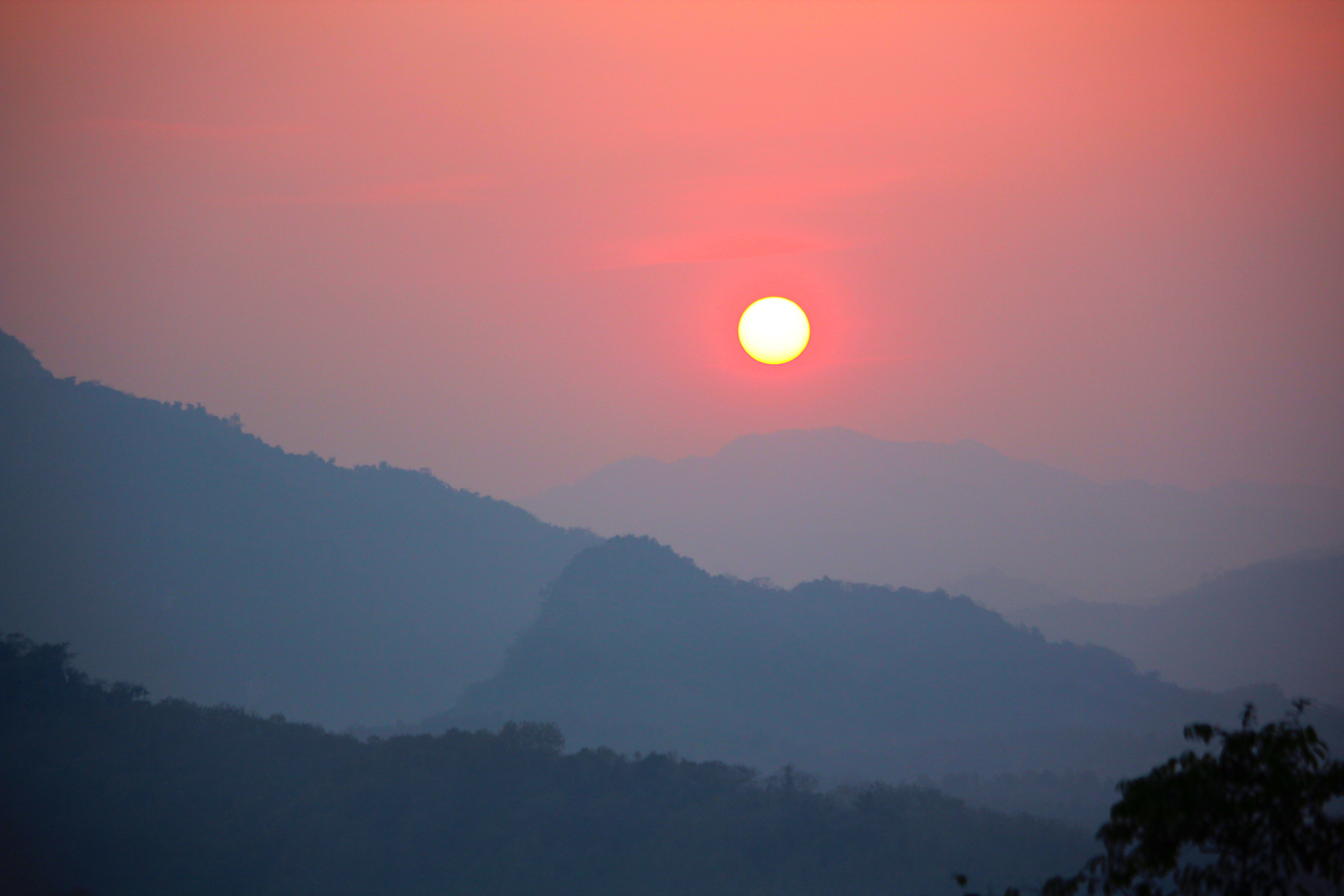 Watch the Sunset from Wat Tham Phousi Temple