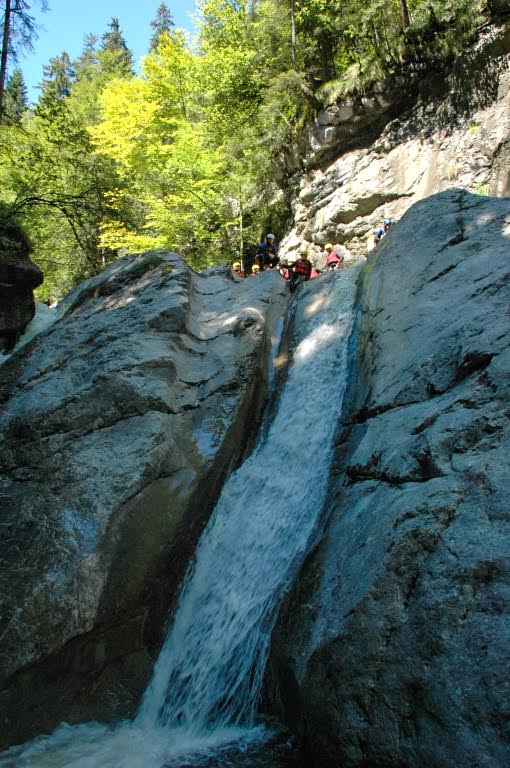 Canyoning in the Saxetenbach Gorge