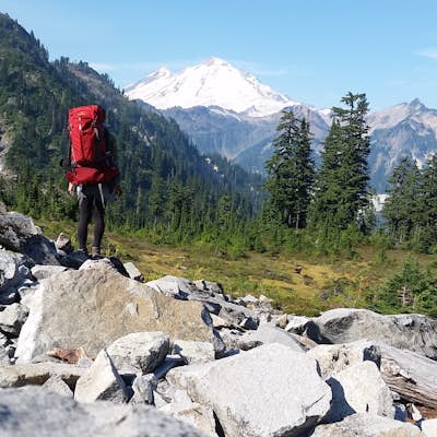 Hike to Lower Curtiss Glacier and Camp at Lake Ann