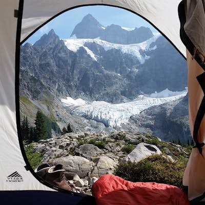 Hike to Lower Curtiss Glacier and Camp at Lake Ann