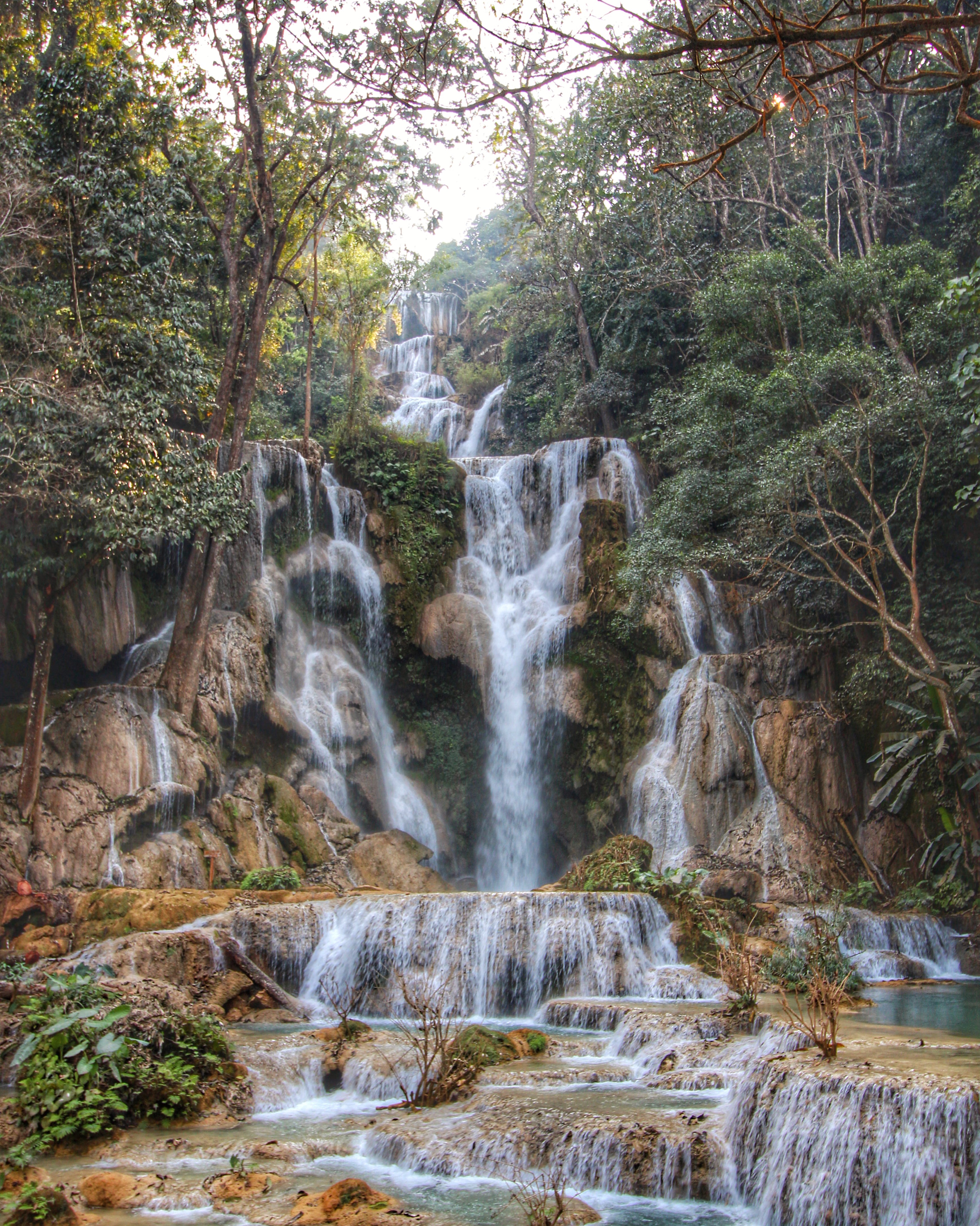 Swim in the Kuang Si Waterfall