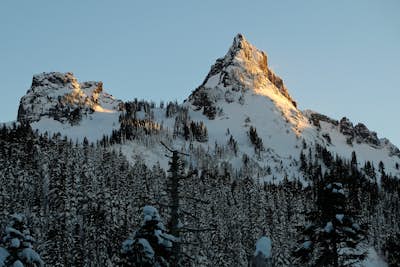 Summit Castle Peak, Mount Rainier NP