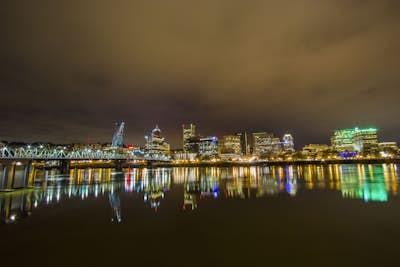 Night Photography at the OMSI Dock