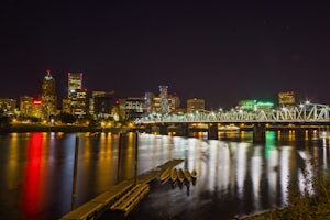 Night Photography at the OMSI Dock