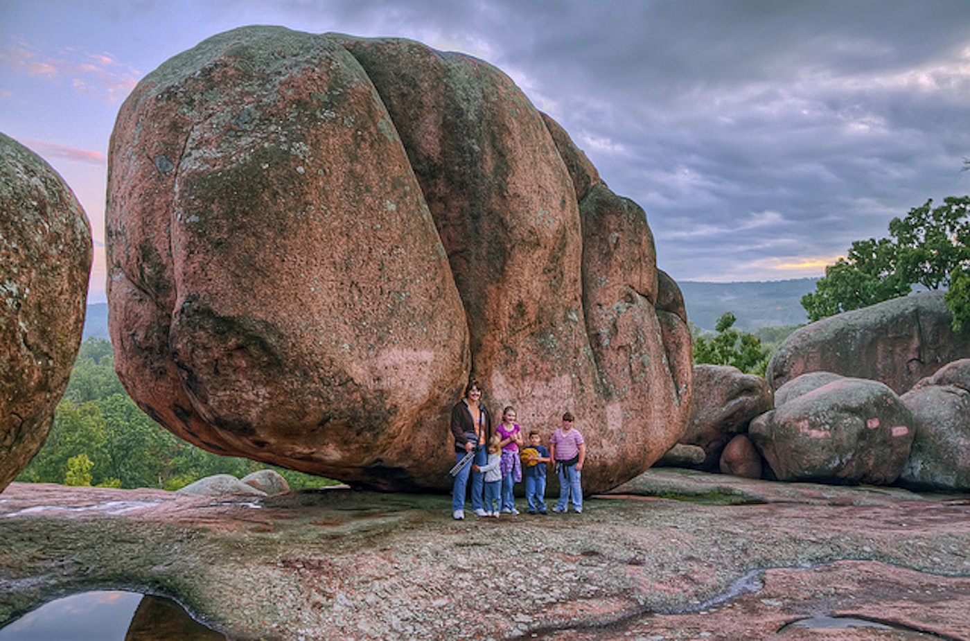 Photo of Bouldering at Elephant Rock State Park