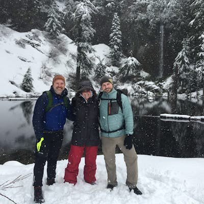 Hike/Snowshoe to June Lake, WA