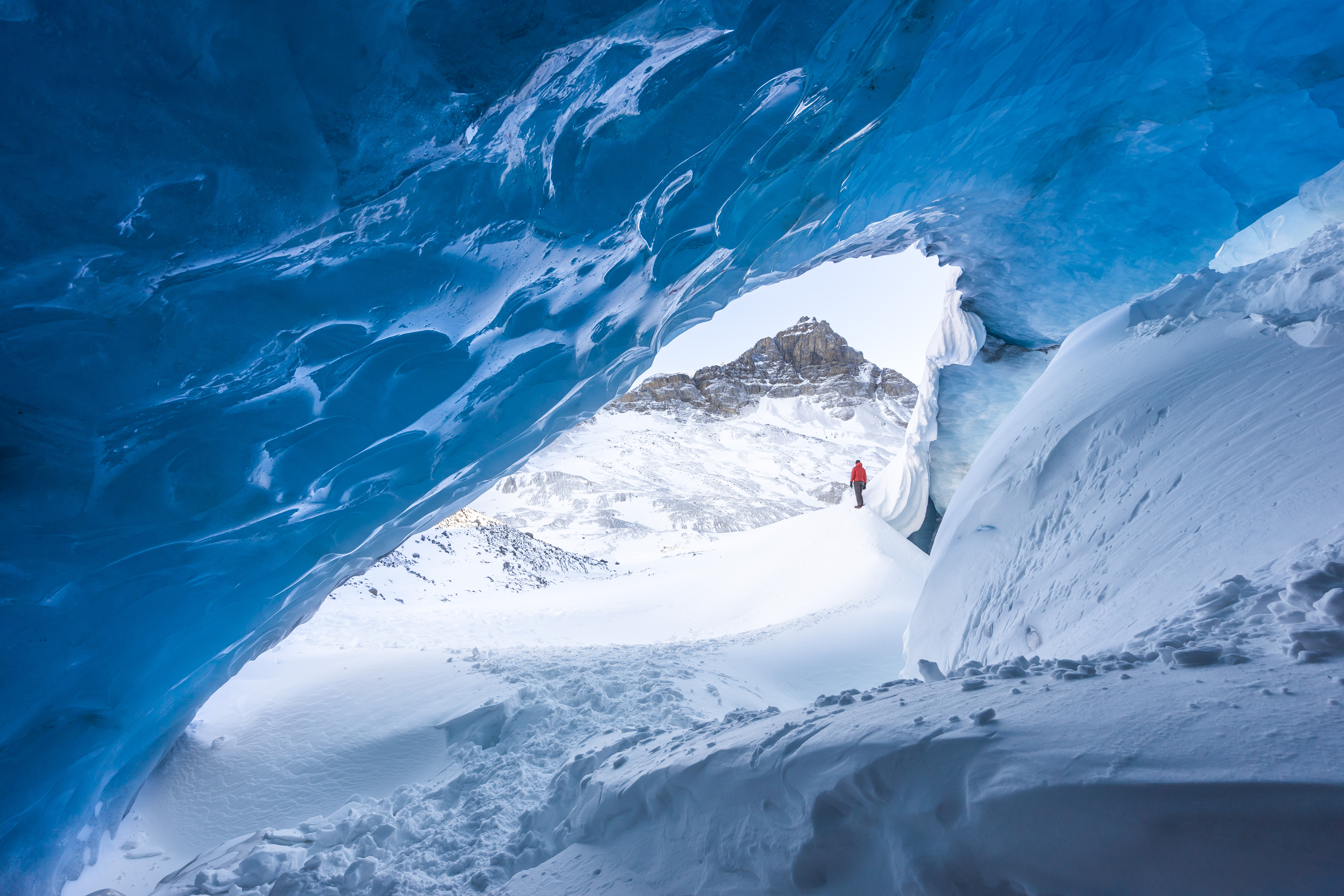 Explore the Athabasca Ice Caves, Jasper, Alberta