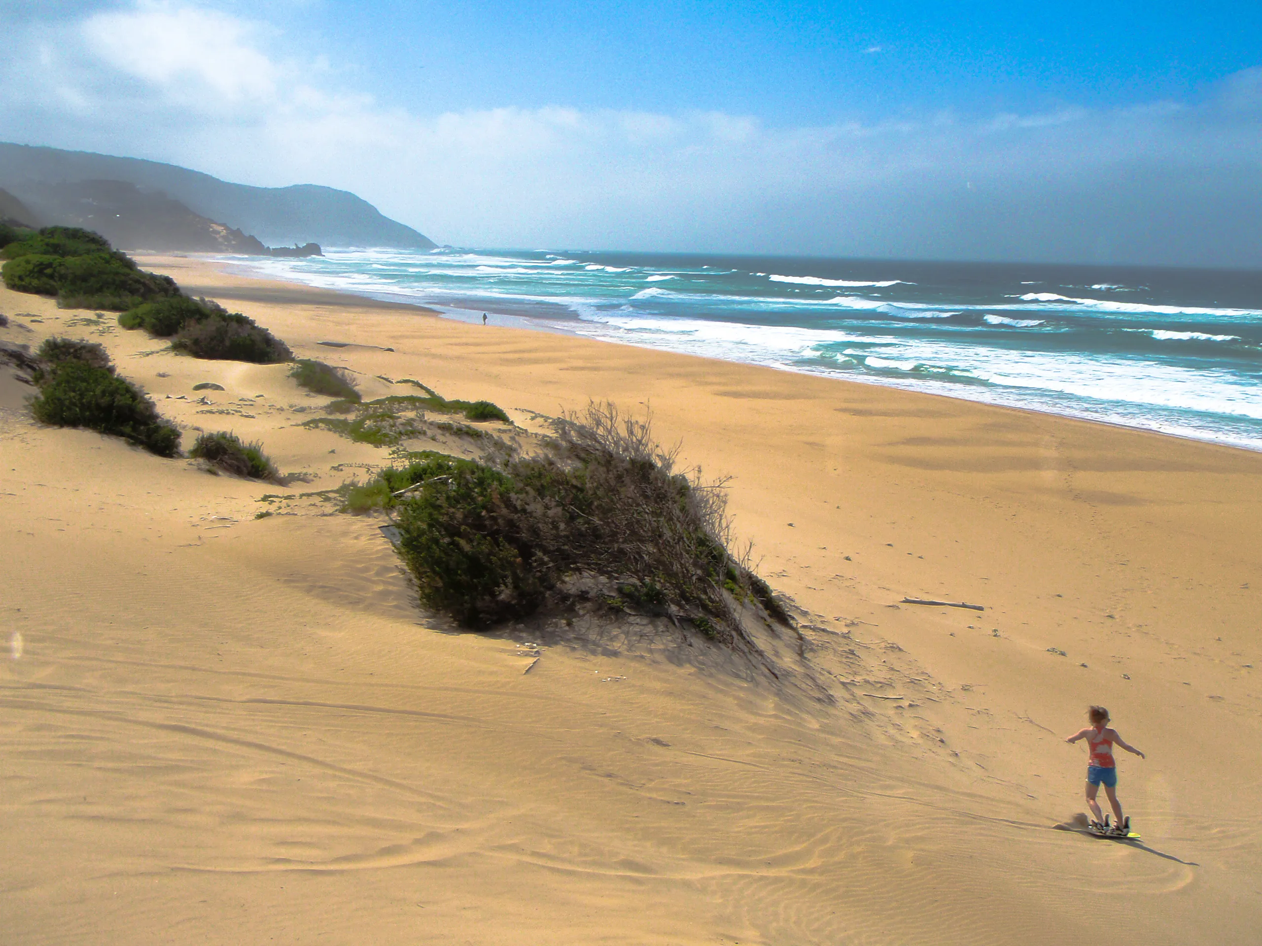 Sandboard the Brenton-On-Sea Dunes