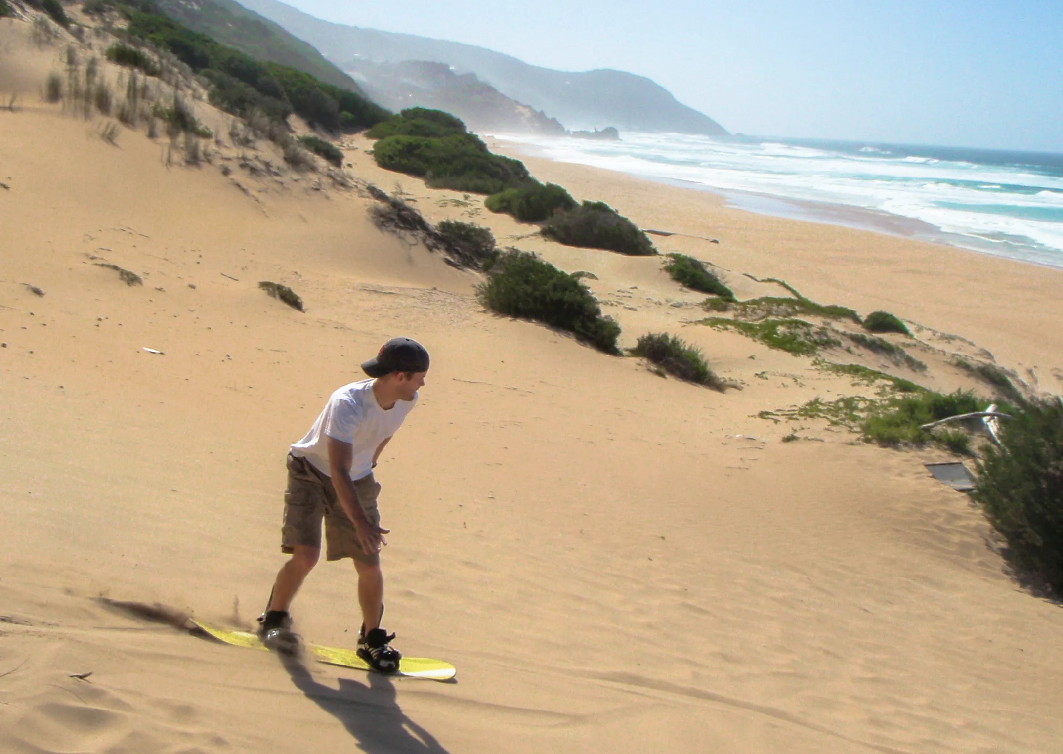 Sandboard the Brenton-On-Sea Dunes