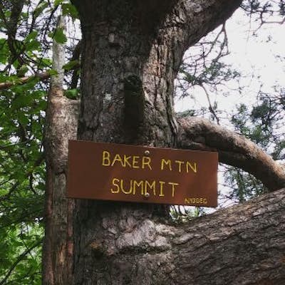 Hike up Baker Mountain 