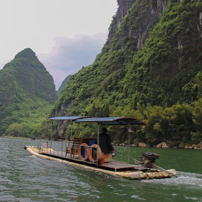 Raft down the Li River