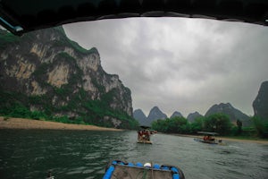 Raft down the Li River