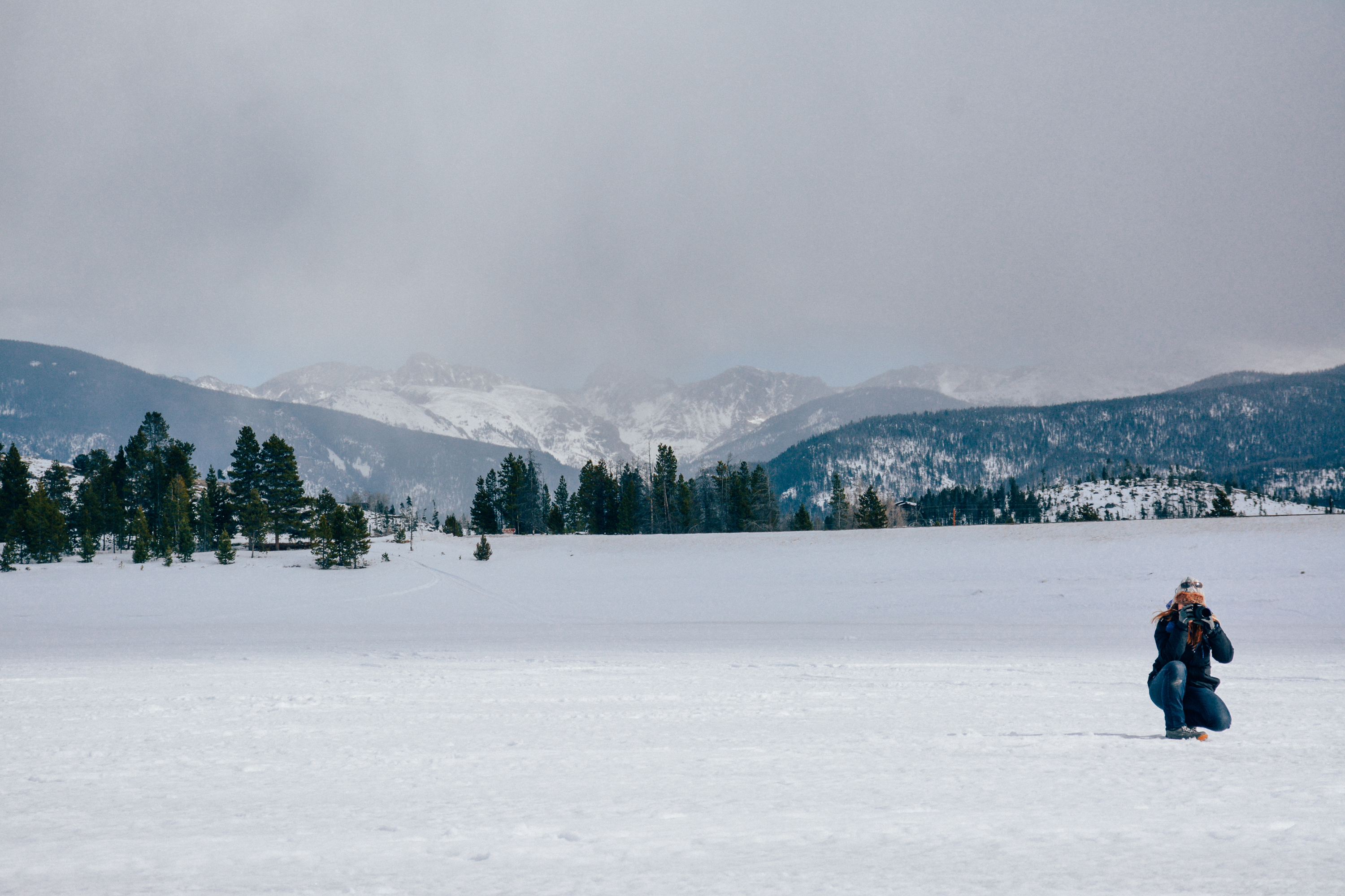 Ice Fish on Lake Granby