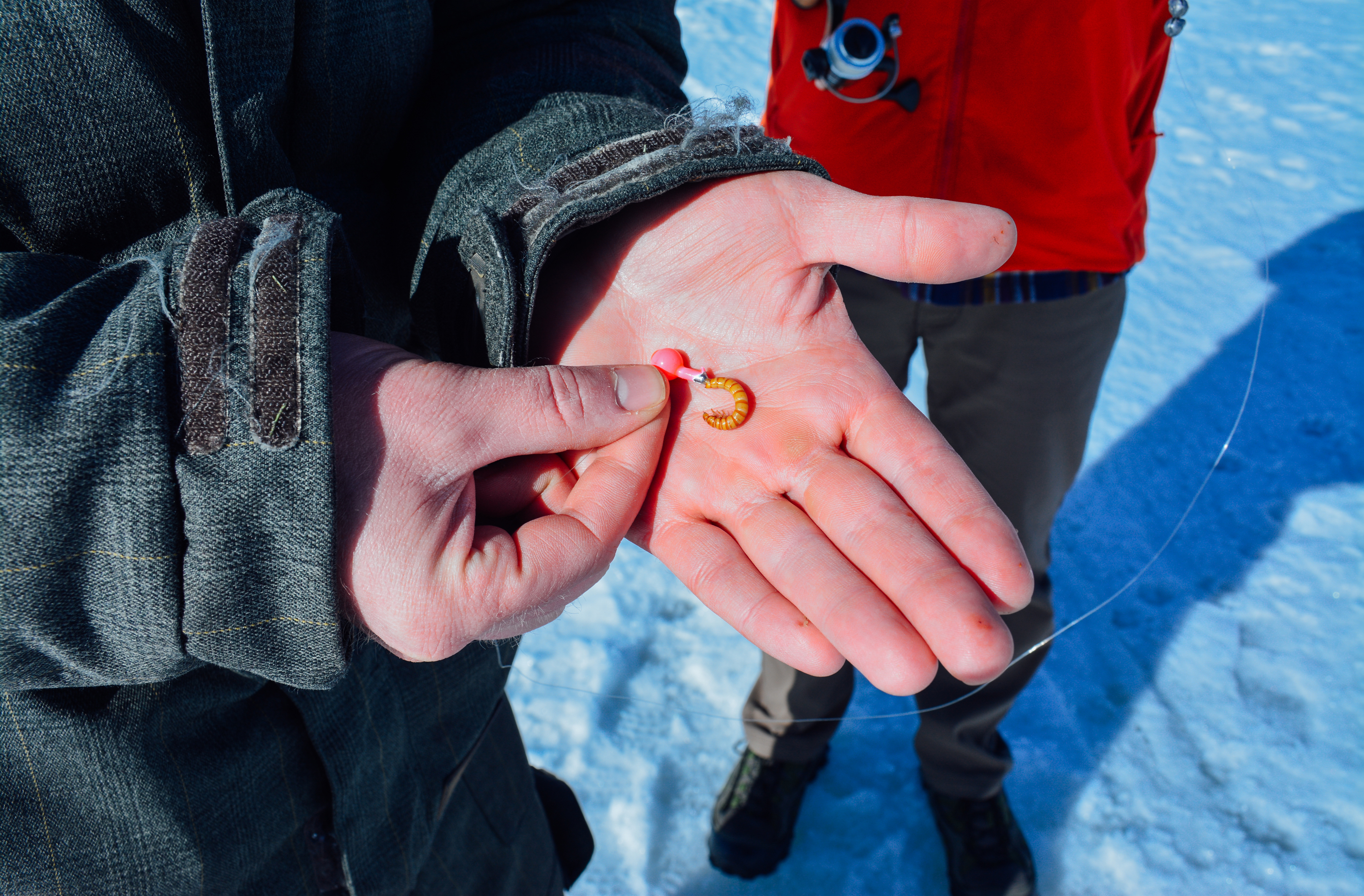 Ice Fish on Lake Granby