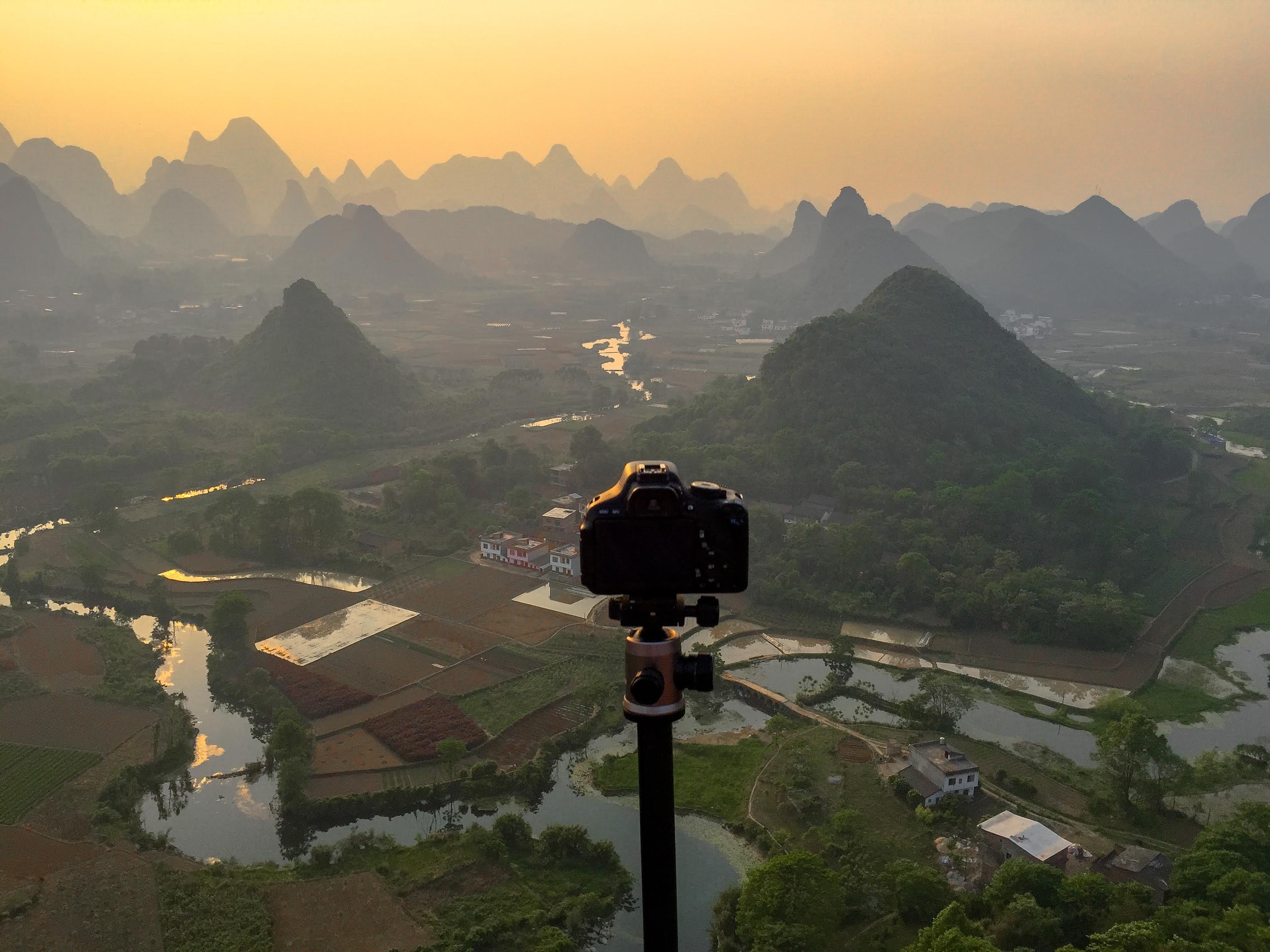 Hike to Cuipingshan Hill Peak (Yangshuo, China)