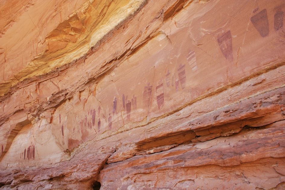 Hike in Horseshoe Canyon, Canyonlands NP, Horseshoe Canyon Unit