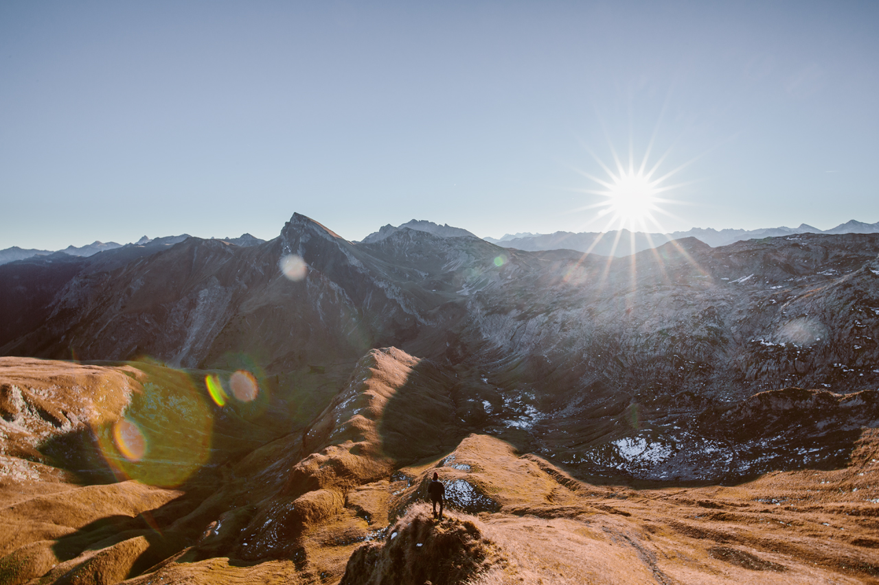 Hike up to Lake Schrecksee