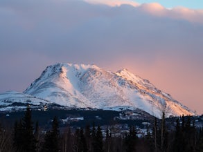 Hike up Flattop Mountain