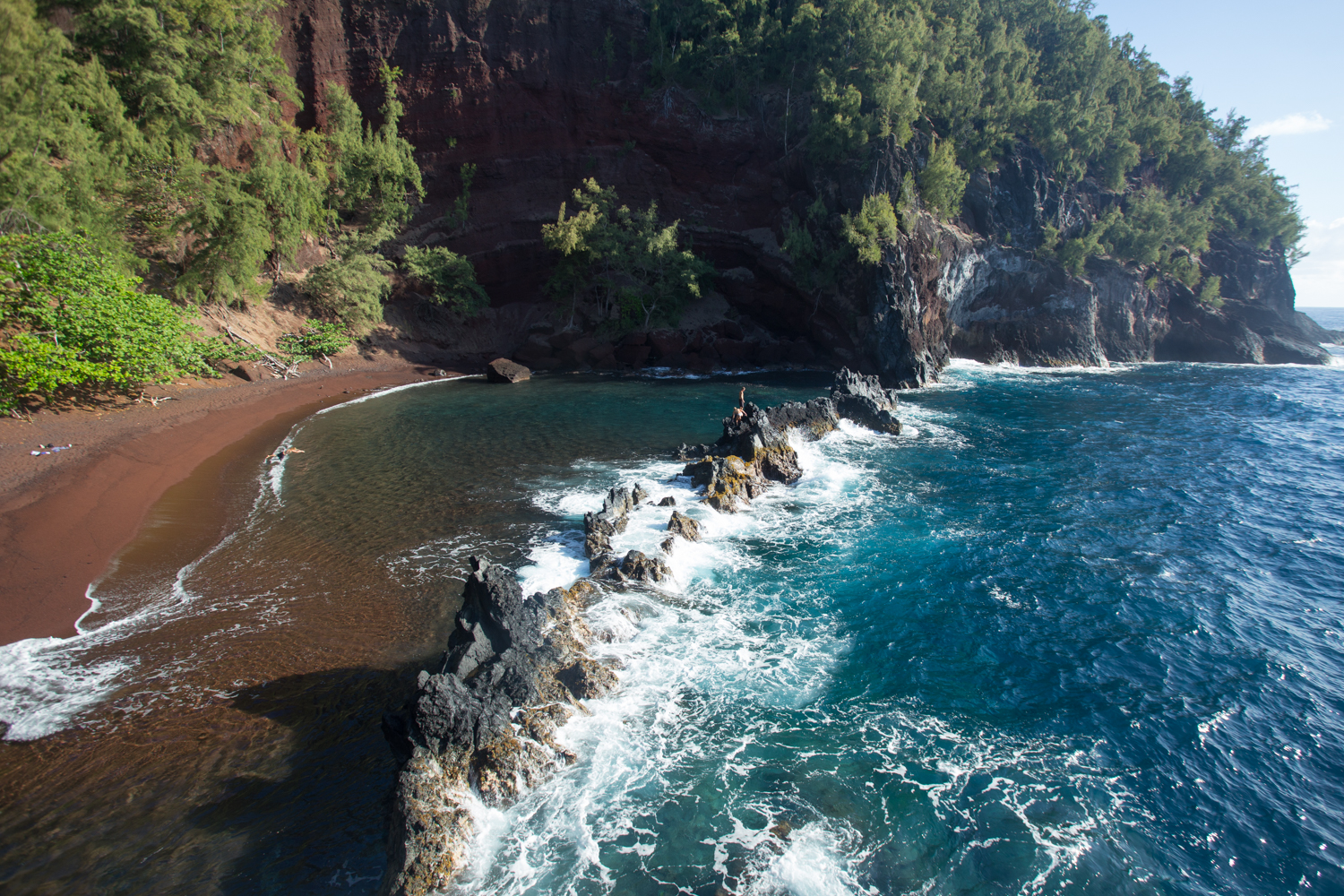 Relax at Red Sand Beach