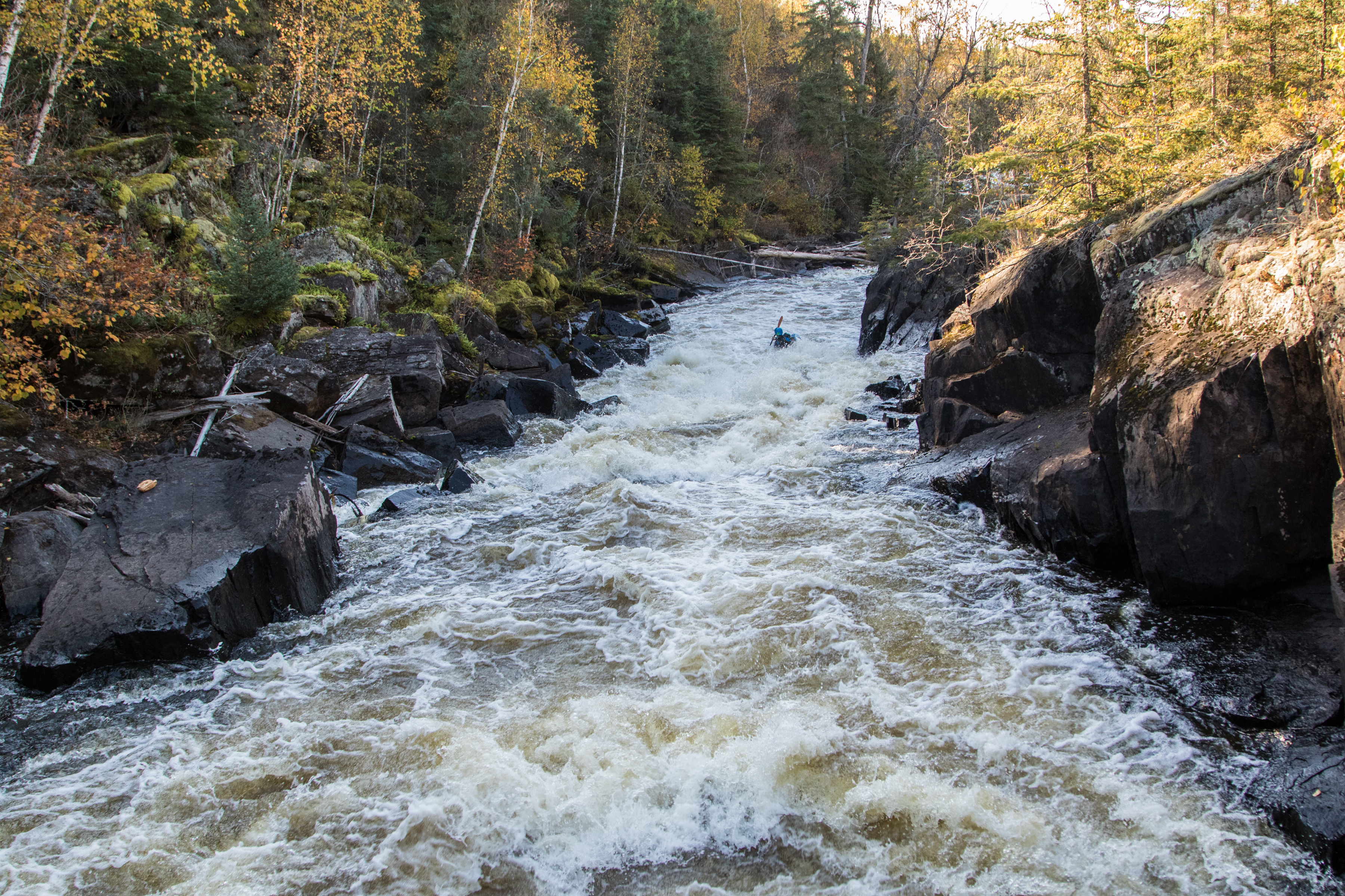 Kayak the Bird River Canyon, Oakbank, Manitoba