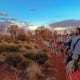 Camel Trek Sunrise at Ayers Rock