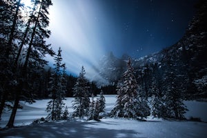 Winter Camp at Nada Lake